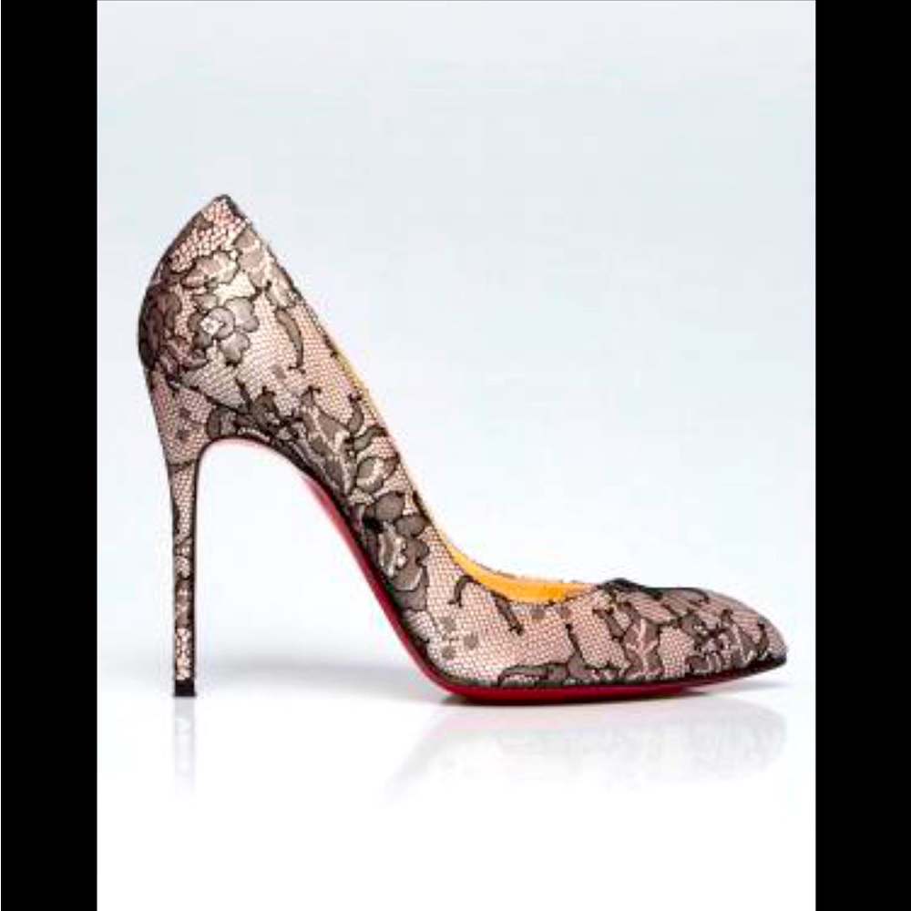 Christian Louboutin Lace Pigalle Pumps